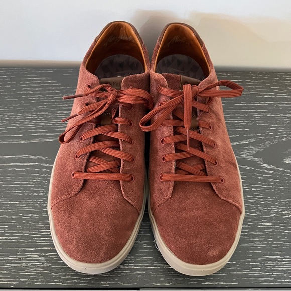 Men’s Size 10 Olukai Sneakers Rust Colored Suede Leather *Used* - Picture 2 of 6